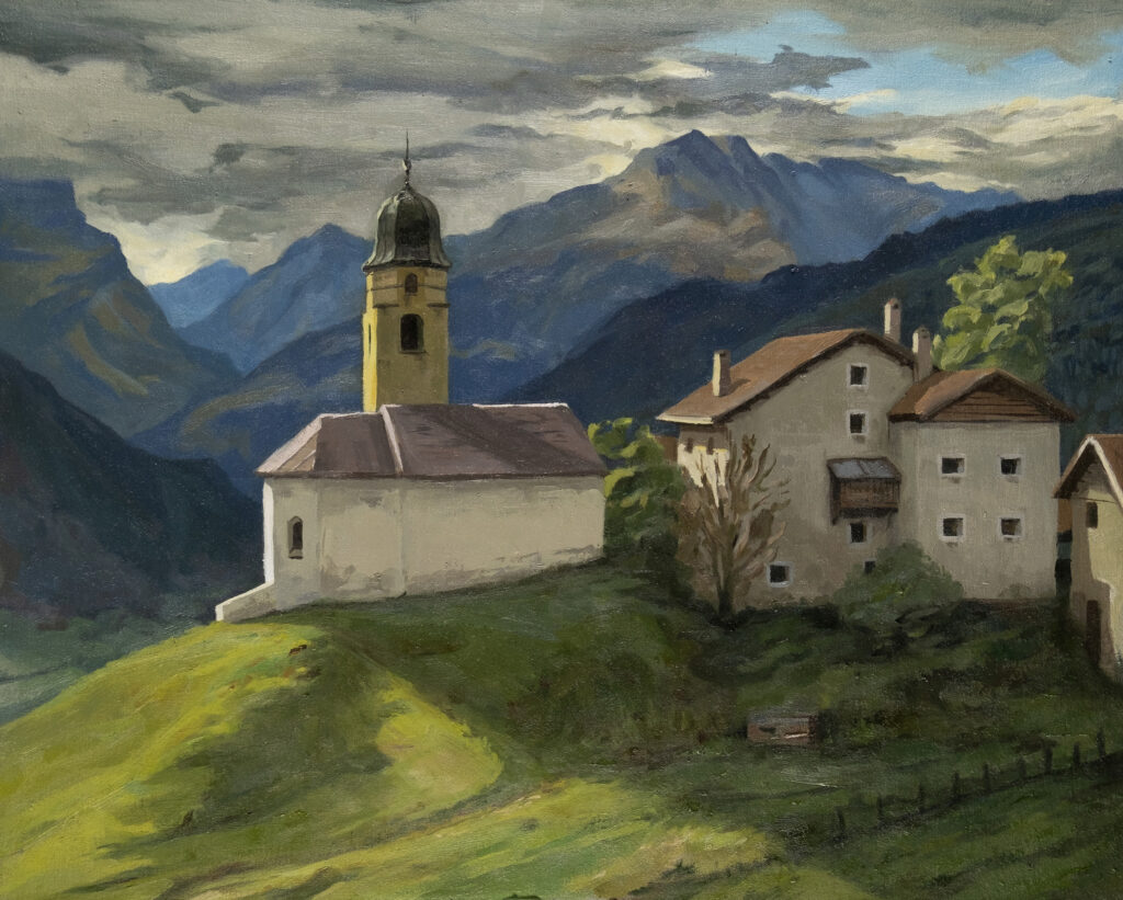 Lanschaftmalerei Luzern Plein Air Illustrator Künstler Lukas Hefti Maler