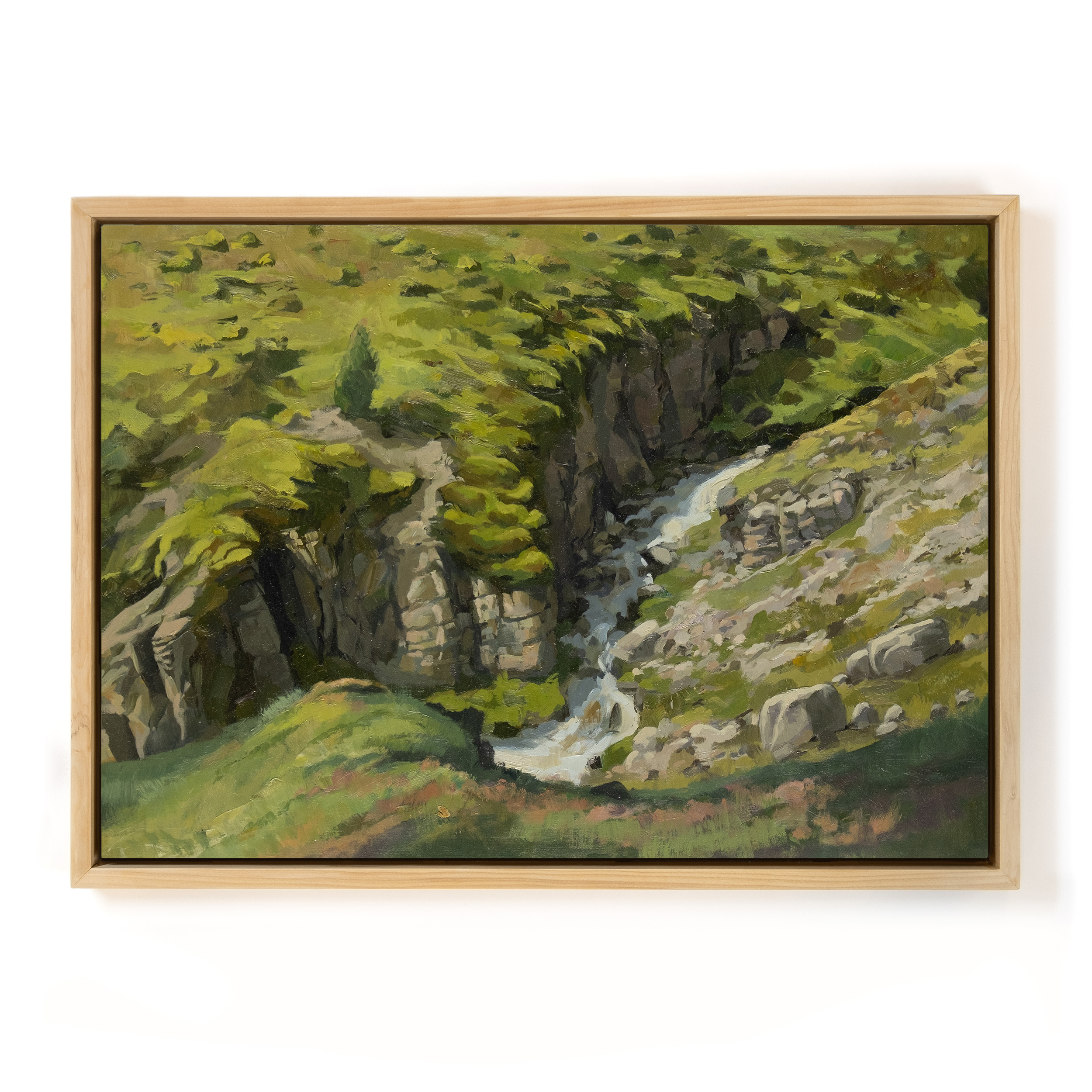 Lanschaftmalerei Luzern Plein Air Illustrator Künstler Lukas Hefti Maler Alpenmalerei Berge