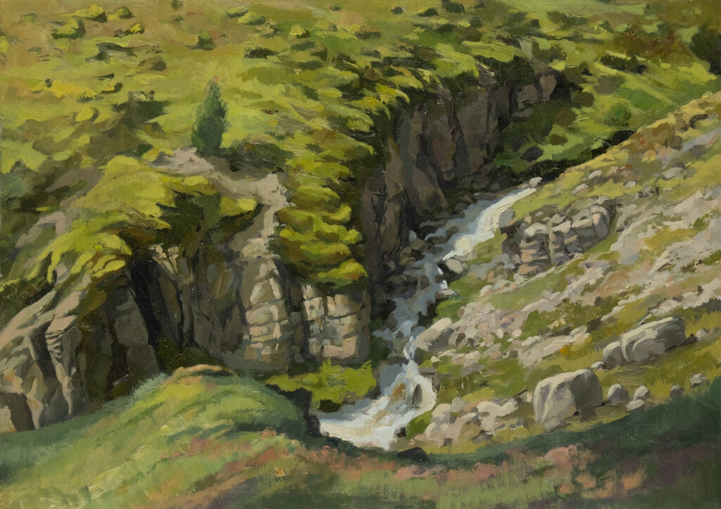 Lanschaftmalerei Luzern Plein Air Illustrator Künstler Lukas Hefti Maler