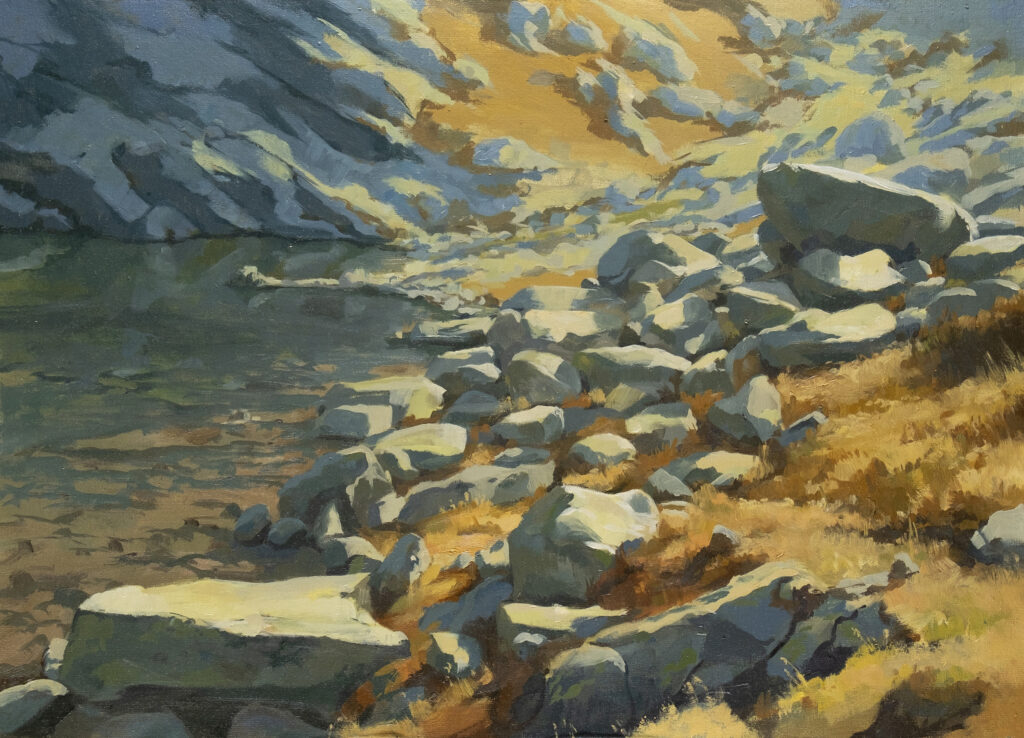 Lanschaftmalerei Luzern Plein Air Illustrator Künstler Lukas Hefti Maler Alpenmalerei Berge