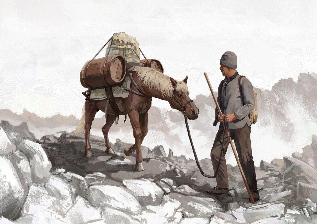 Illustration Luzern Zeichnung Charackter Menschen