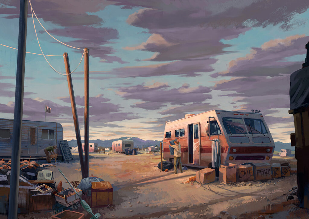 Illustration Luzern Zeichnung Charackter Menschen Lebensbild