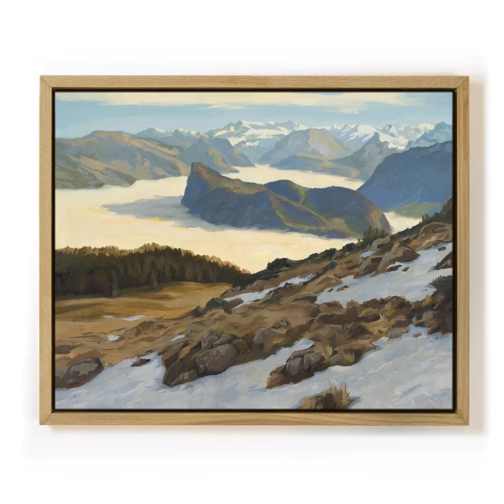 Lanschaftmalerei Luzern Plein Air Illustrator Künstler Lukas Hefti Maler